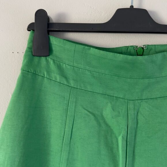 ⭕️ BCBGMAXAZRIA Pants Emerald Green Wide Leg Small - Picture 2 of 7
